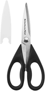 KitchenAid All Purpose Kitchen Shears with Protective Sheath Durable Stainless Steel Scissors, Dishwasher S…